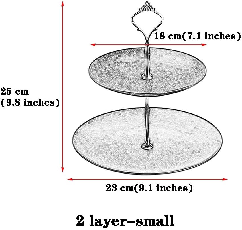 Cupcake Stand Cupcake Stands for Dessert Table European Style Living Room Afternoon Tea Ceramic Snack Stand Modern Creative 2/3 Layer Candies and Dried Fruit Tray Rack Desktop Decoration (Black a 2 l
