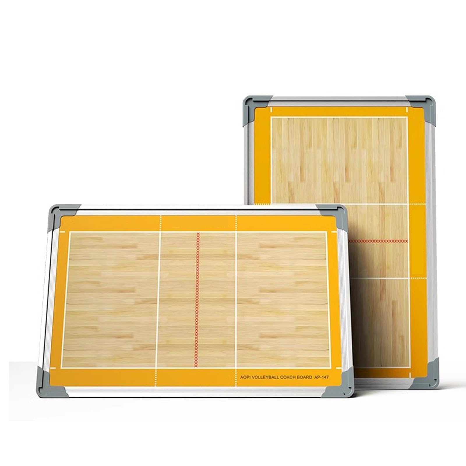 LCGDJMOO Volleyball Clipboard for Coaches, Magnetic Dry Erase Coach Board White Board, Portable Coaching Marker Board, Double-Sided Coaches Clipboard, for Competition and Training