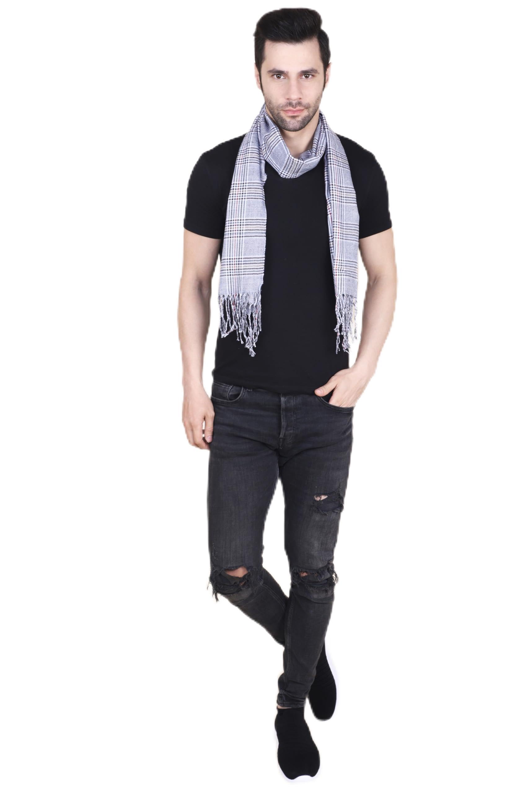 cazzano Striped Men's Muffler Elegant Design Great Pack of 1-picture-31