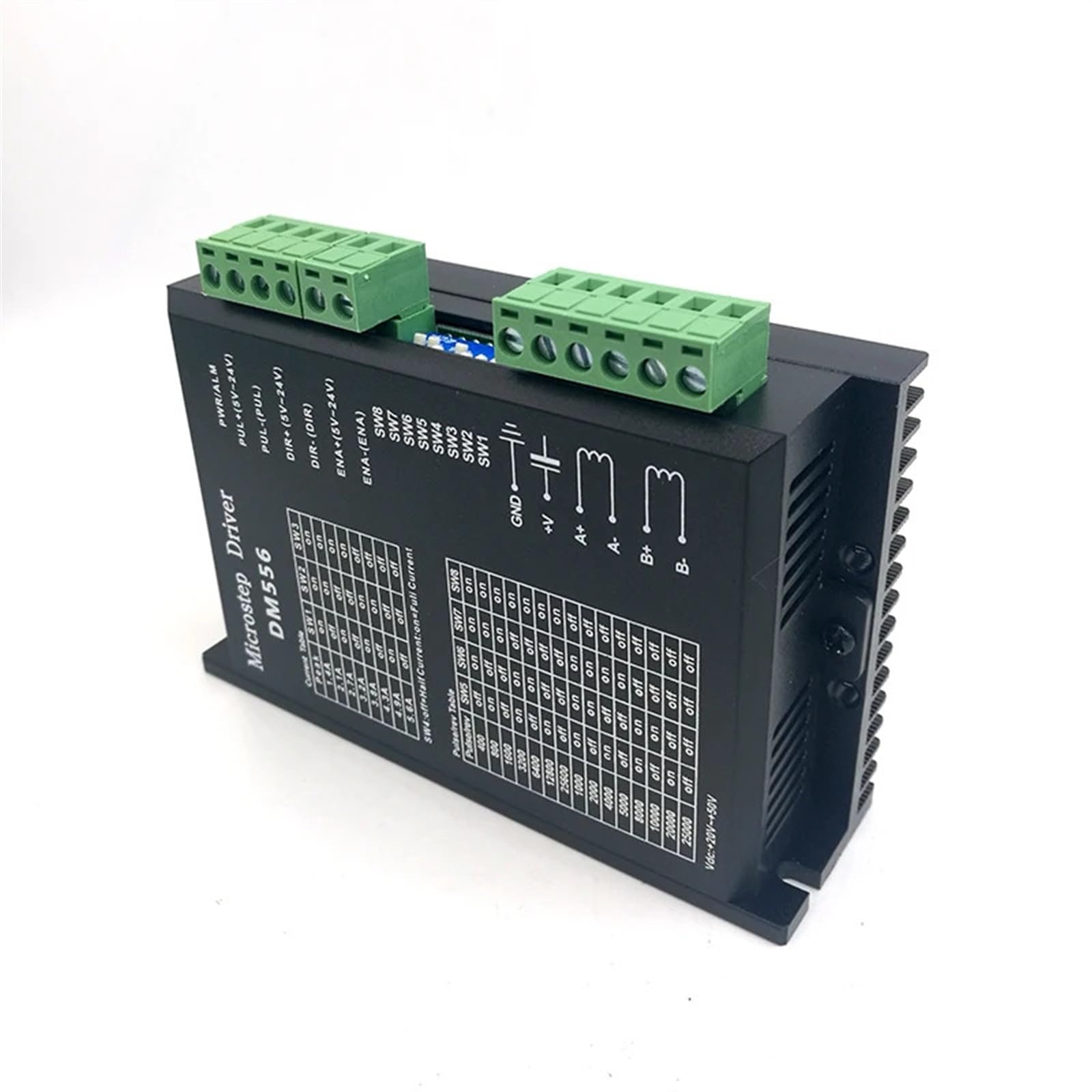 EKFBQBGW DM556 NEMA23 NEMA34 Stepper electronic starter Controller Digital Stepper electronic starter Driver 2 Phase 5.6A for 57 86 Stepper electronic starter