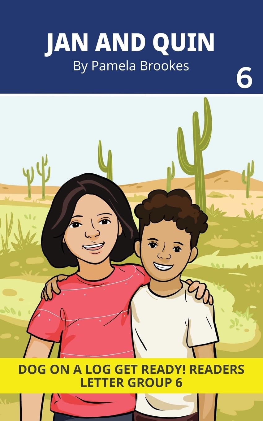 Jan And Quin: Decodable Readers for Learning Letters and Reading Words. For Early, Emergent Readers and Students with Dyslexia. (Reader 6 Introduces ... qu) (DOG ON A LOG Get Ready! Readers Series)