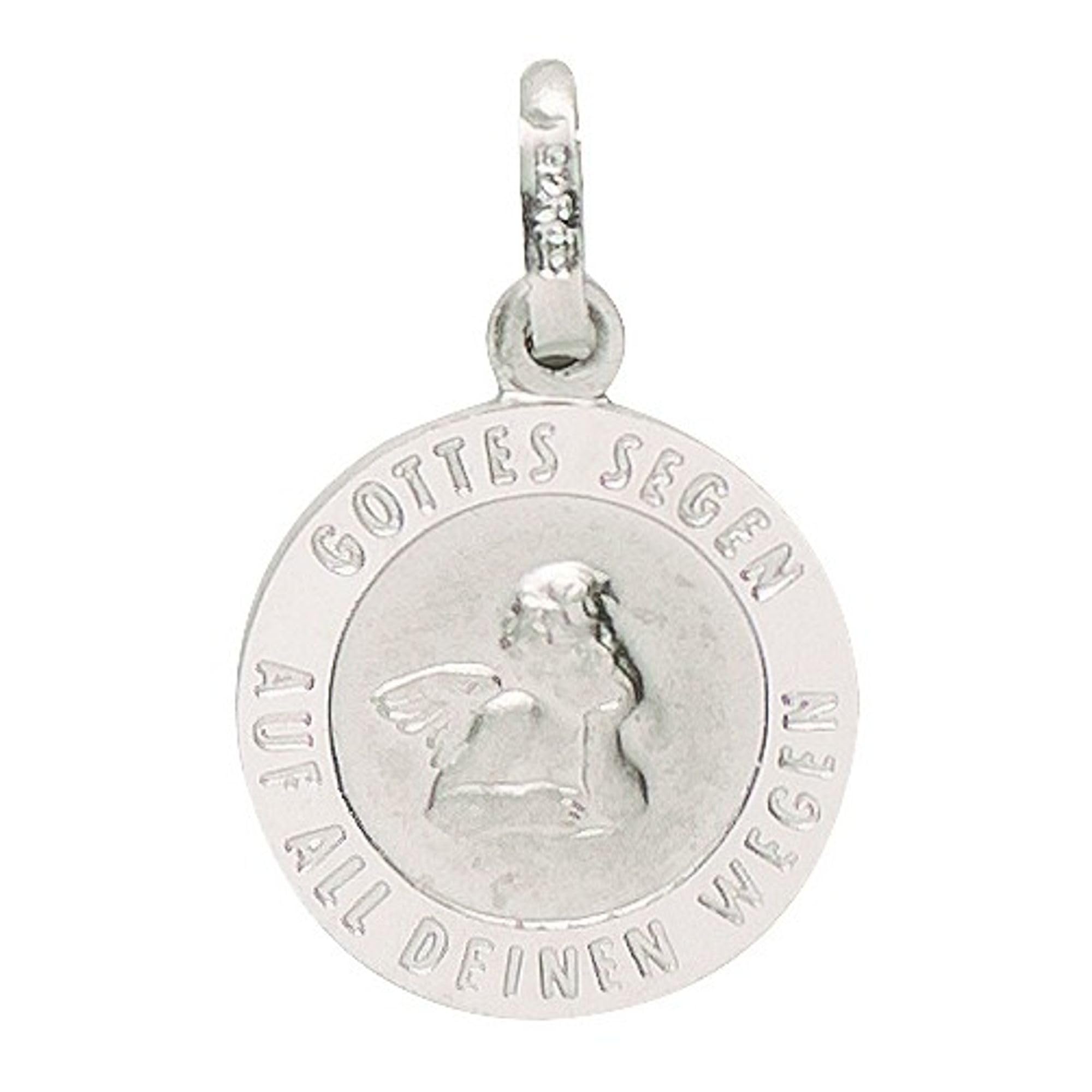 Basic Silber 22.237 Kinder Anhänger Schutzengel Sterling-Silber 925