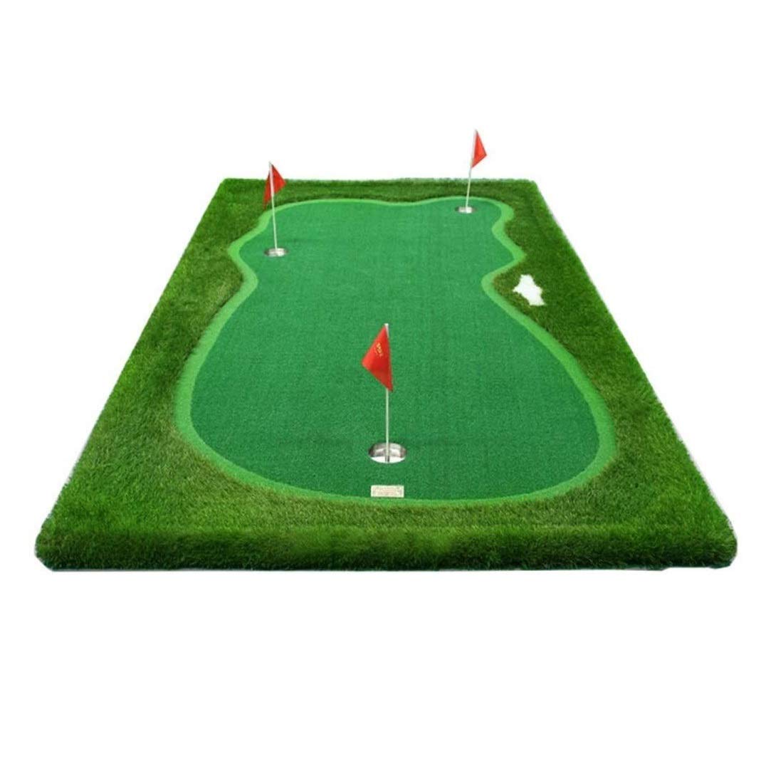 Ciężka gumowa poduszka golfowa Mata do gry w golfa, prawdziwa trawa, do użytku wewnątrz i na zewnątrz, do ogrodu, przenośna, trwała i łatwa w czyszczeniu