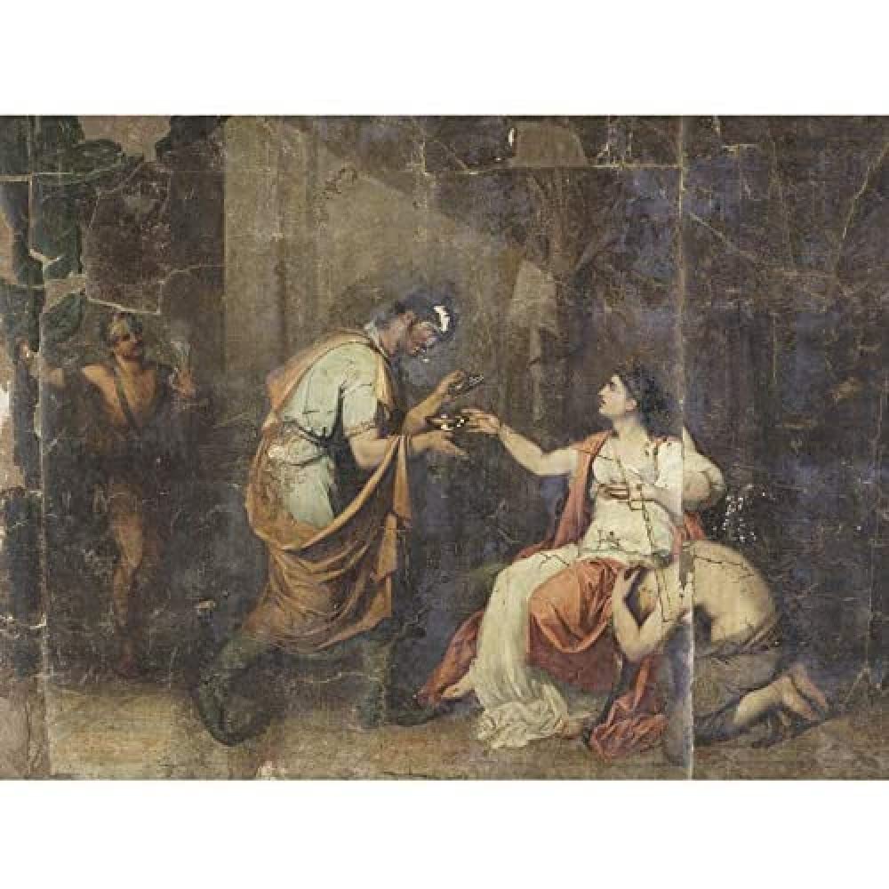 Artery8 Wolff Death Of Sophonisba Queen Numidia Unframed Wall Art Print Poster Home Decor Premium