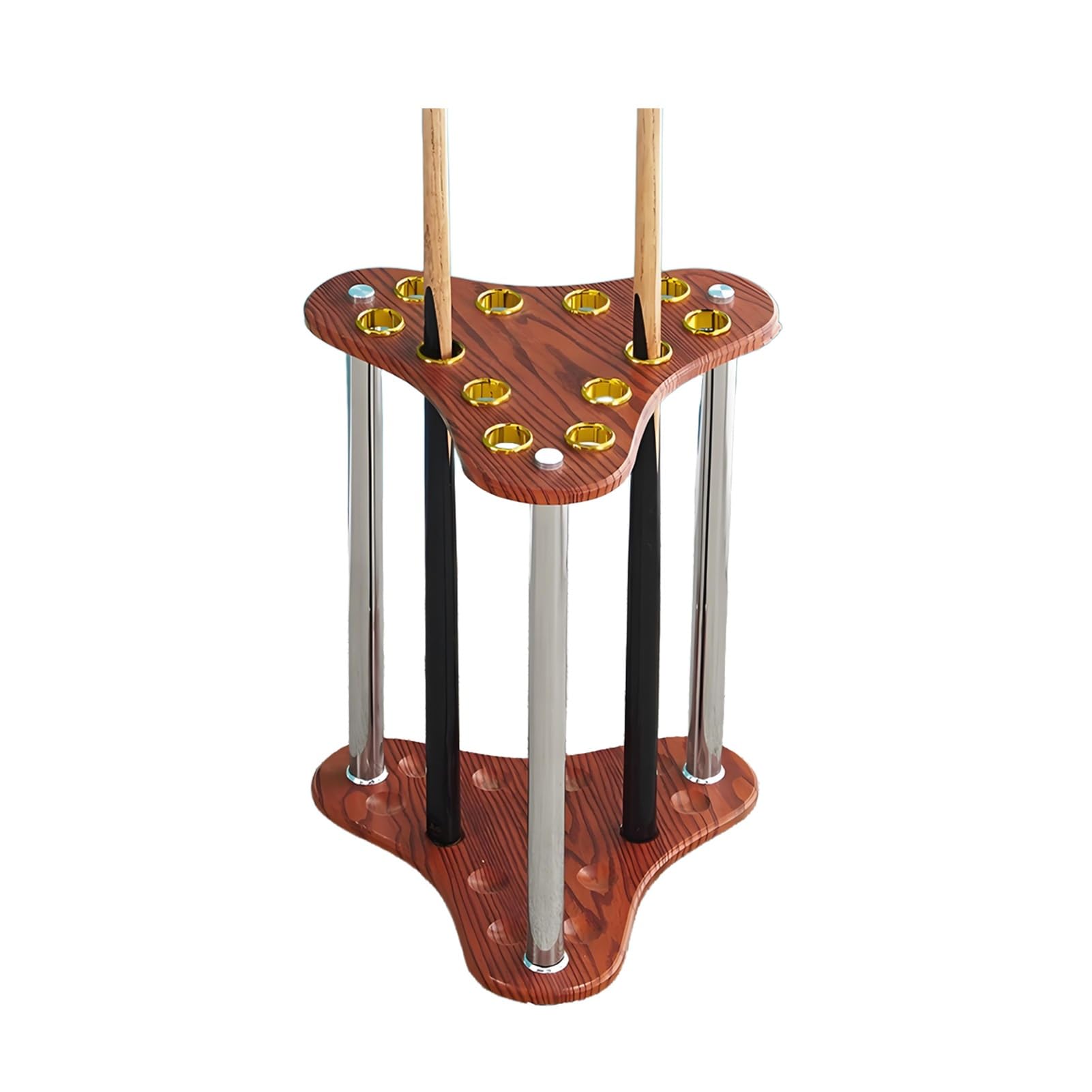 Support de billard stable à 12 emplacements pour organiser et ranger vos queues au sol