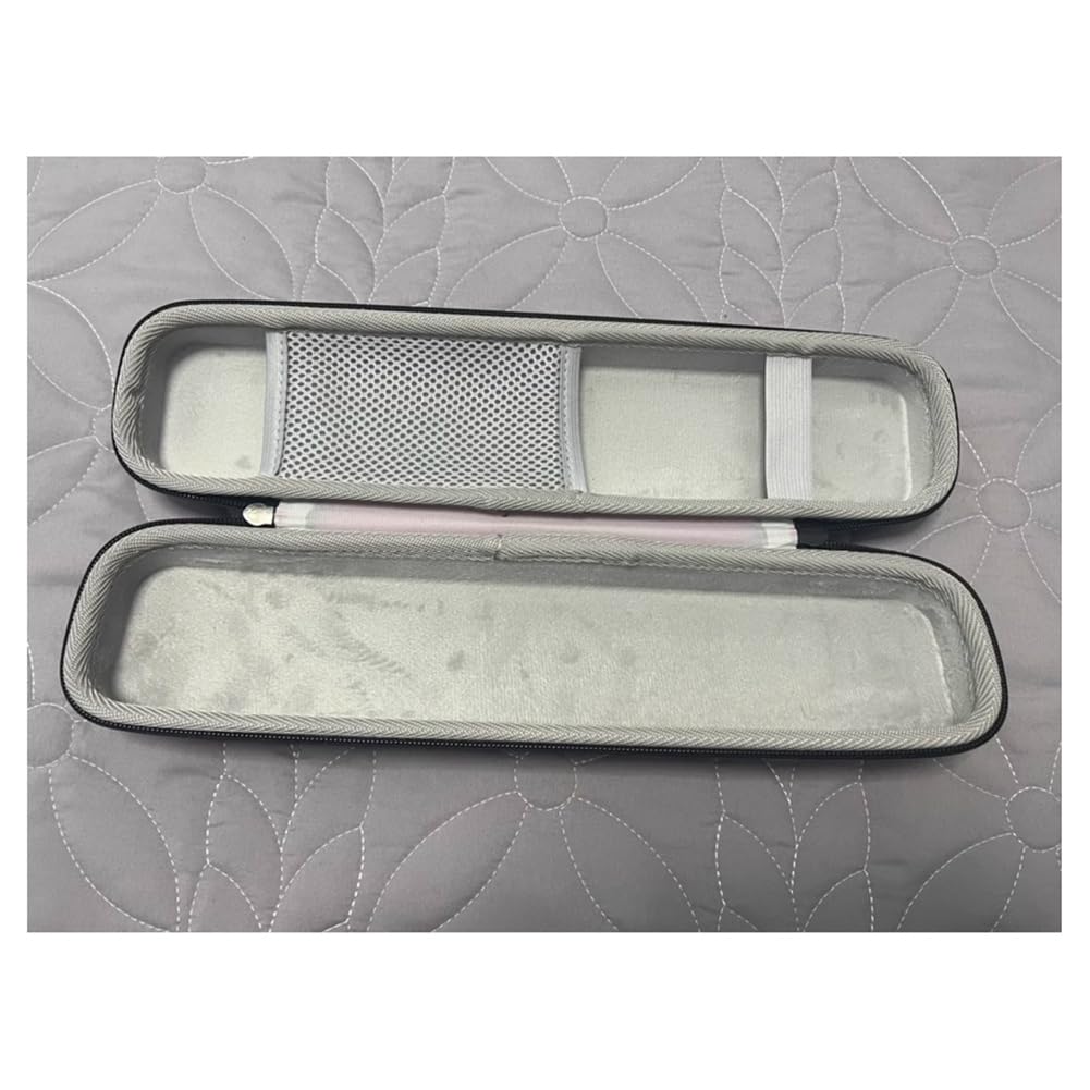Para Cepillo Alisador de Cabello, Estuche de Almacenamiento, Estuche Rígido de Viaje de EVA, Bolsa de Almacenamiento Portátil A Prueba de Golpes, Negro