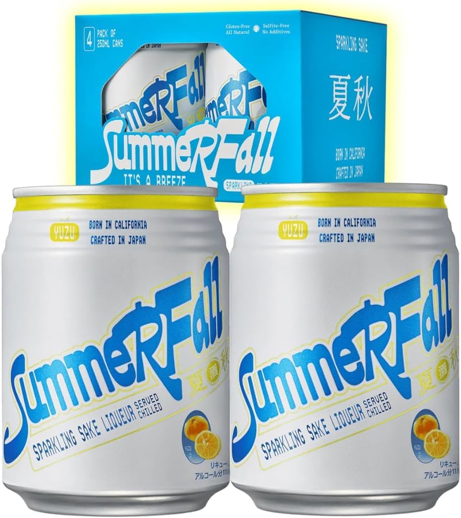 Amazon.co.jp: SummerFall スパークリング 日本酒 Yuzu Bubbles 250ml 