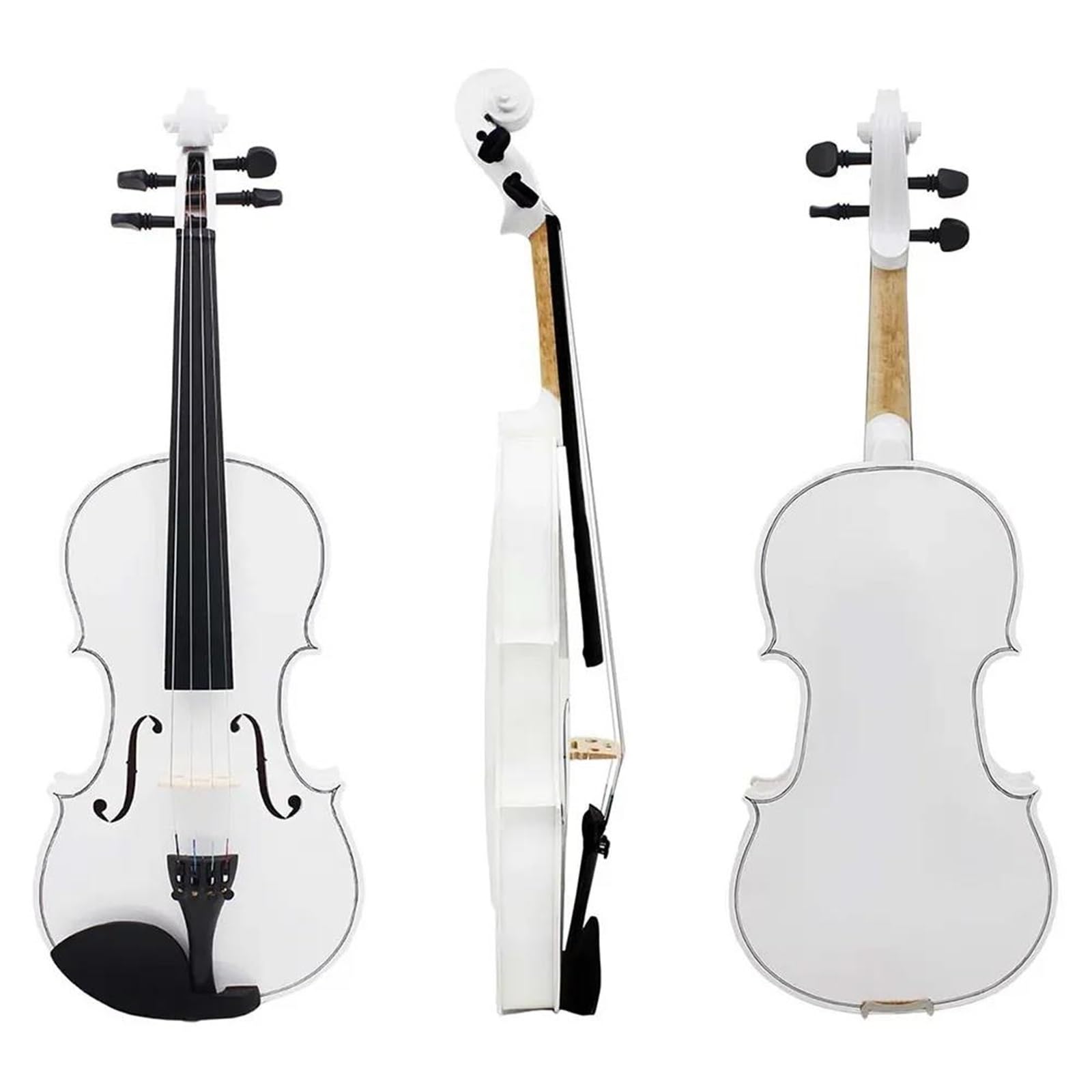 Violino Set Di Violini Per Strumenti A Corde Per Acustico 4/4 Per Principianti Professionisti Con Custodia Per Arco(Violin)