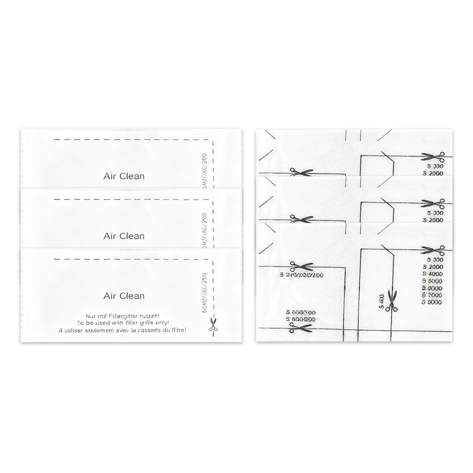 – 3 Pack Vacuum Cleaner Filters for Miele C1/C2/C3/Compact/Dynamic U1/S200-S899/S2000-S8999, Motor Protection Air Filter Set for Cleaner Performance & Air Filtration, Miele C3 Filter Replacement