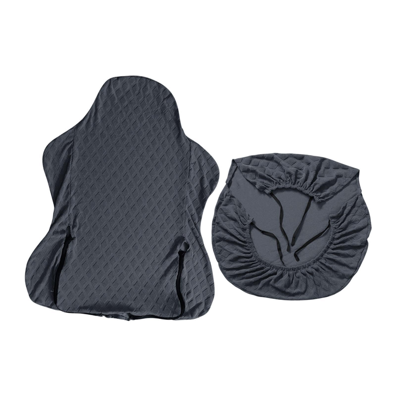 Mophrati Dark Grey Office Internet Cafe Chair Seat Cover Dustproof Designed To Provide Longevity While Enhancing Style And Comfort Office Gaming Chair Cover Set Stretch, Stretch