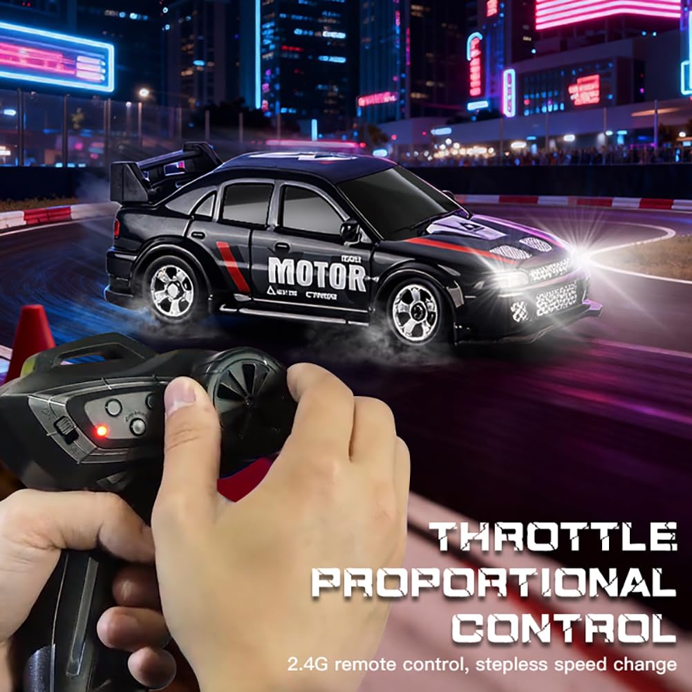 Amazon.com: Moonzeamus KF33 1:64 Scale Mini Drift RC Car with Full