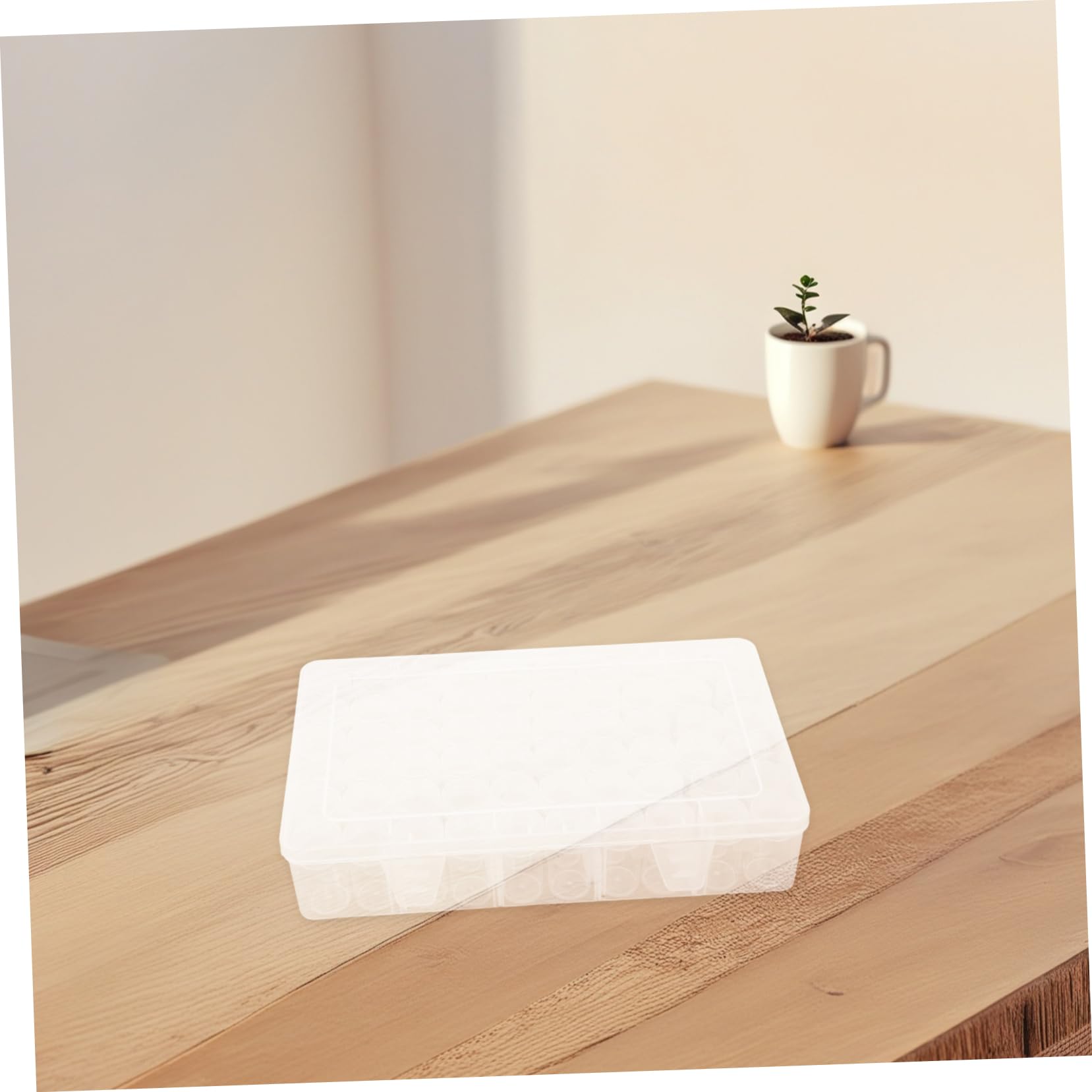 UPKOCH Scatole di Plastica Trasparenti da Scomparti per Conservare Semi con Etichette Numerate Organizer per Pacchetti e Piccoli Oggetti come Gioielli e Perline