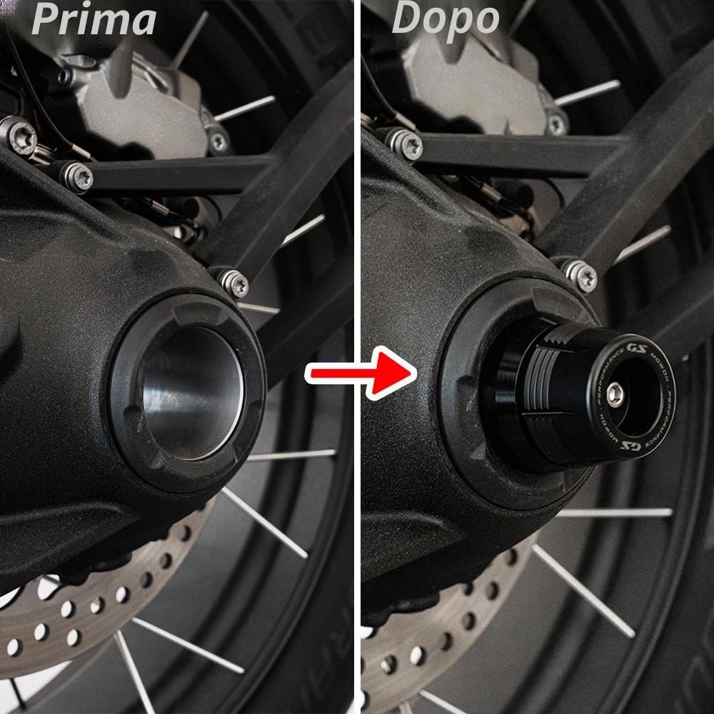 Protezione ruota moto adatta per R1300GS R 1300 GS Adventure R 1300GS GS 1300 ADV 2024 2025 ruota anteriore ruota posteriore asse scorrevole forcella protezione anticaduta gs1300 R1300 GS