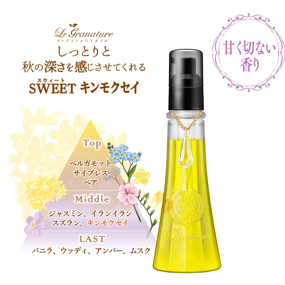 Amazon.co.jp: ルグラナチュレ ヘアオイル キンモクセイの香り