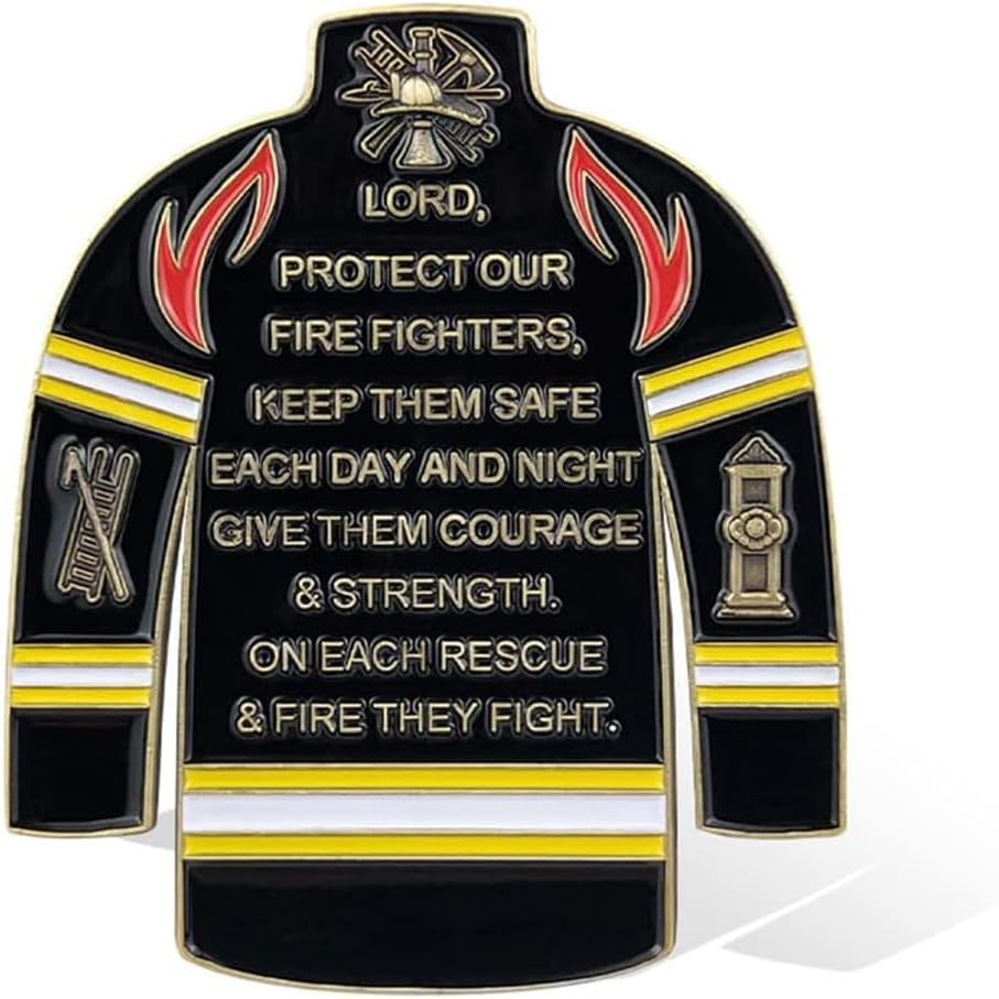 Firefighters Challenge Coin Rescue Uniform Coin Firefighter Challenge Coins