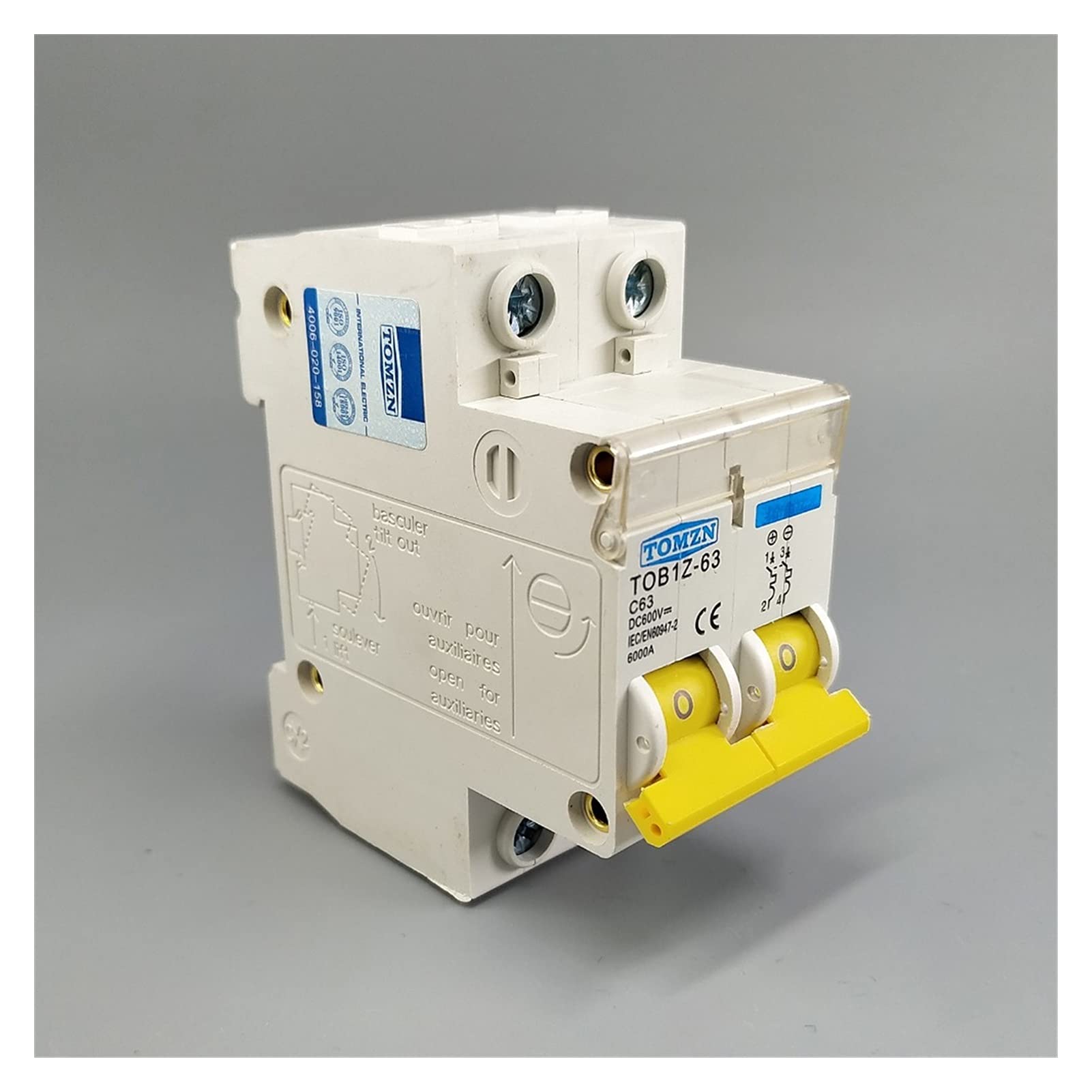 Buy KAIOUZS relay modules 2P DC 600V Circuit breaker MCB C curve single