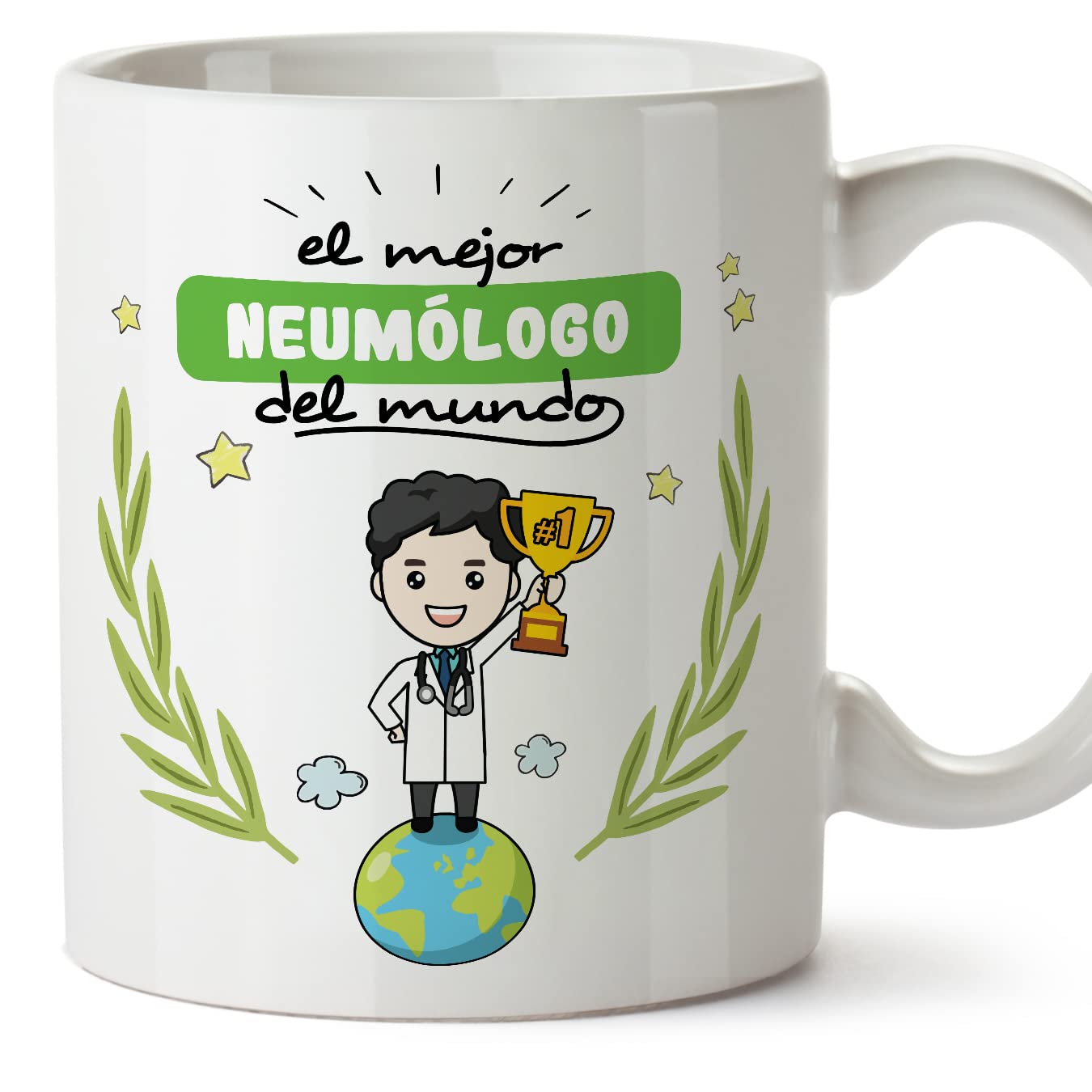 MUGFFINS Taza Fisioterapeuta Hombre (Mejor del Mundo) - Regalos Originales y Divertidos de Fisioterapia — view 113
