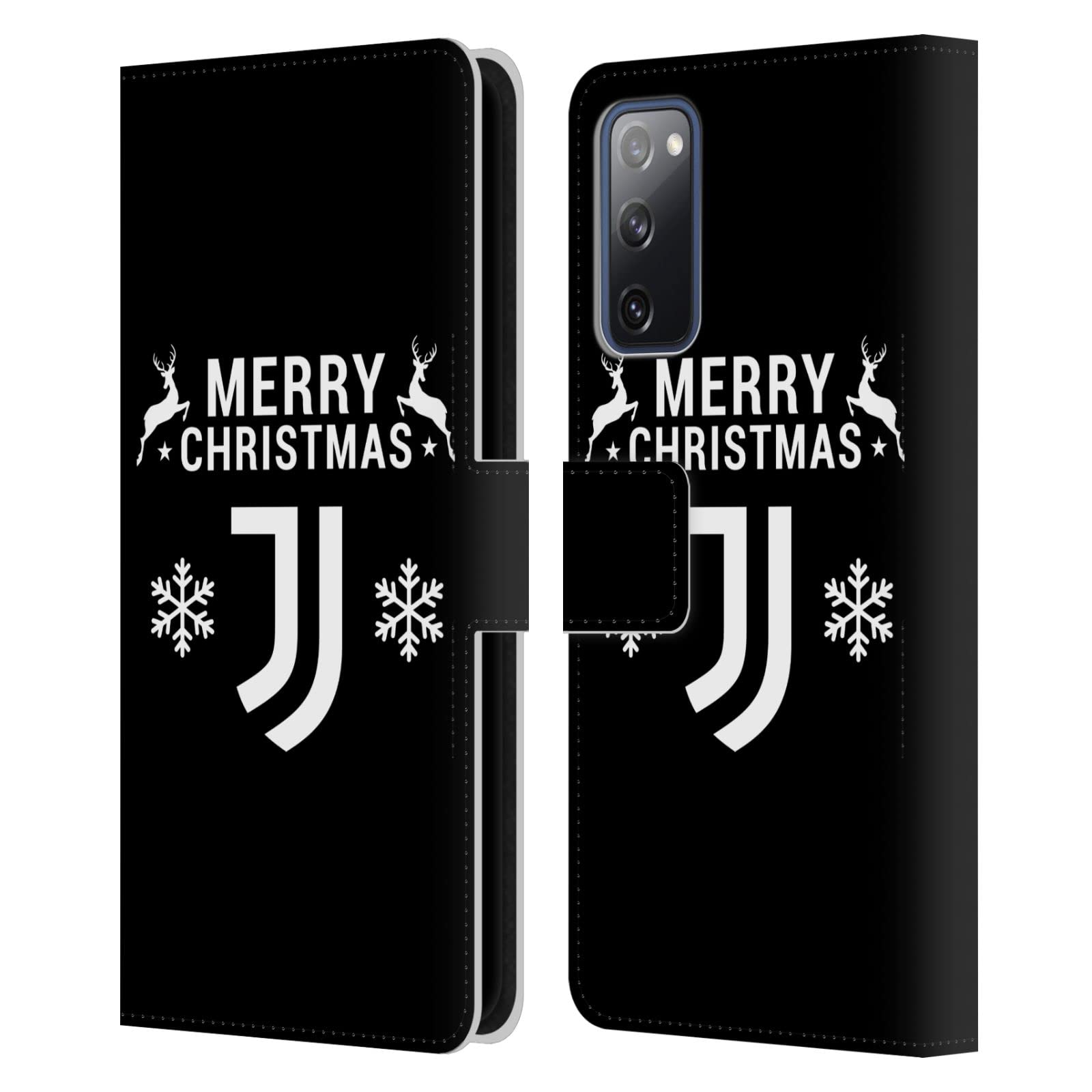 Cadeau de Noël Coque Juventus Samsung S20 FE Étui Cuir Motif Renne - 7