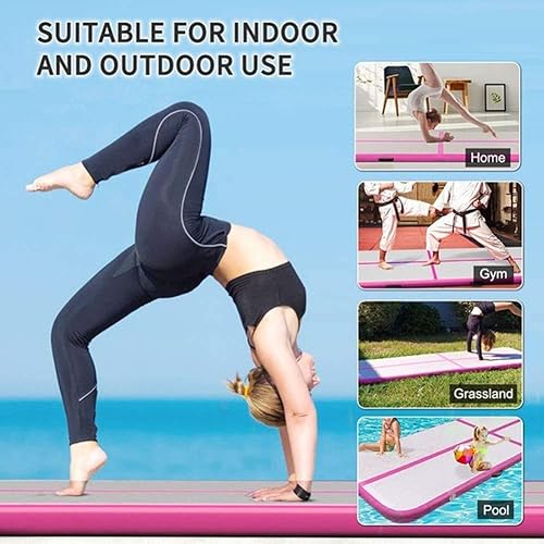 Miniatura 5 de Air Tumbling Track Gymnastics Mat Inflatable 10ft 13ft 16ft 20ft Tumble Mats 48 Inch Thickness Air Roller Gymnastics Barrel Back Handspring