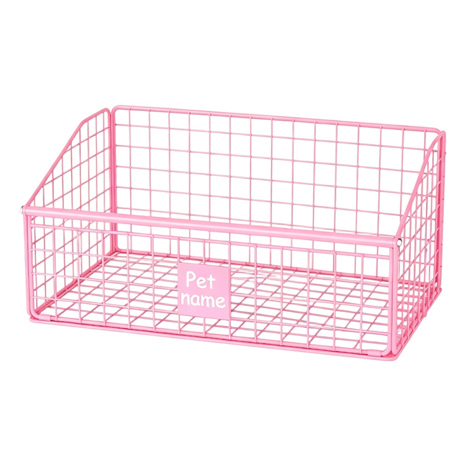 our fave Spacious Pet Item Keeper with Tilt Feature Ideal for Small Large Dogs Simple to Clean Metal Construction Easy Clean Pet Planner