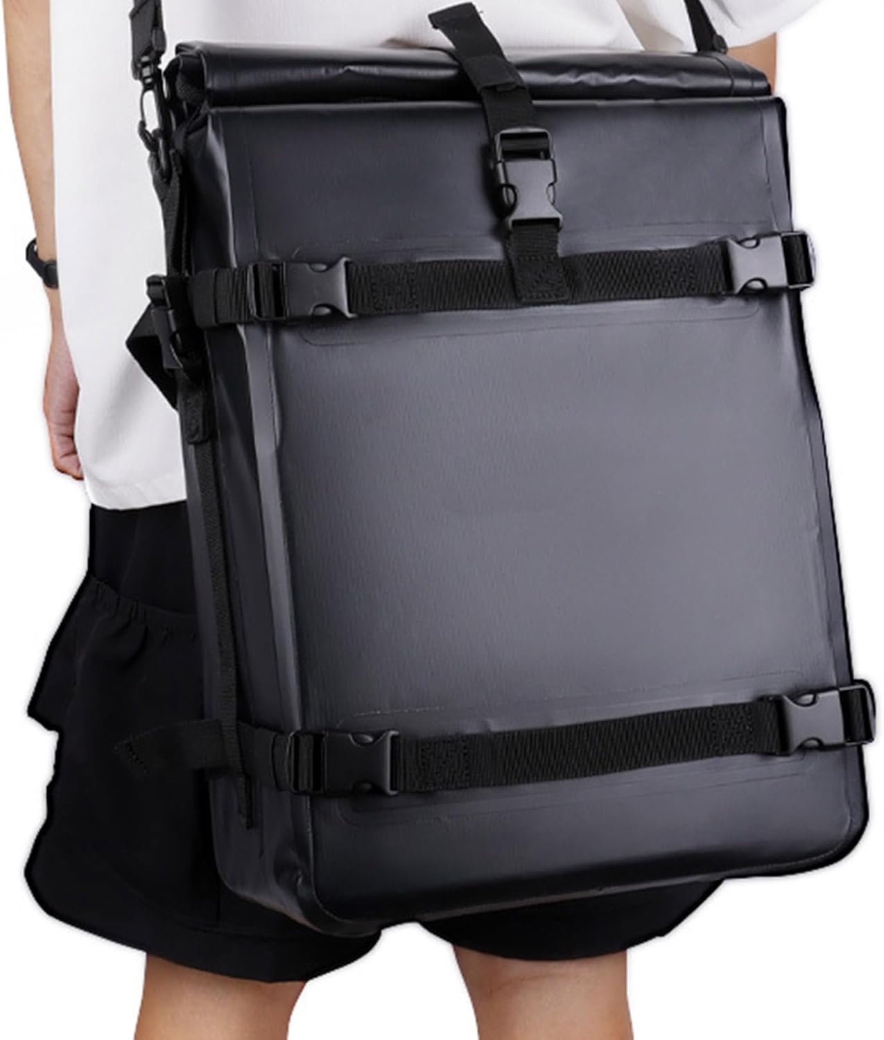 Quick-Install Lightweight Cycling Storage Bag with Antislip Belts and Reinforced Weatherproof Design Thermals Bicycles Storage Bag