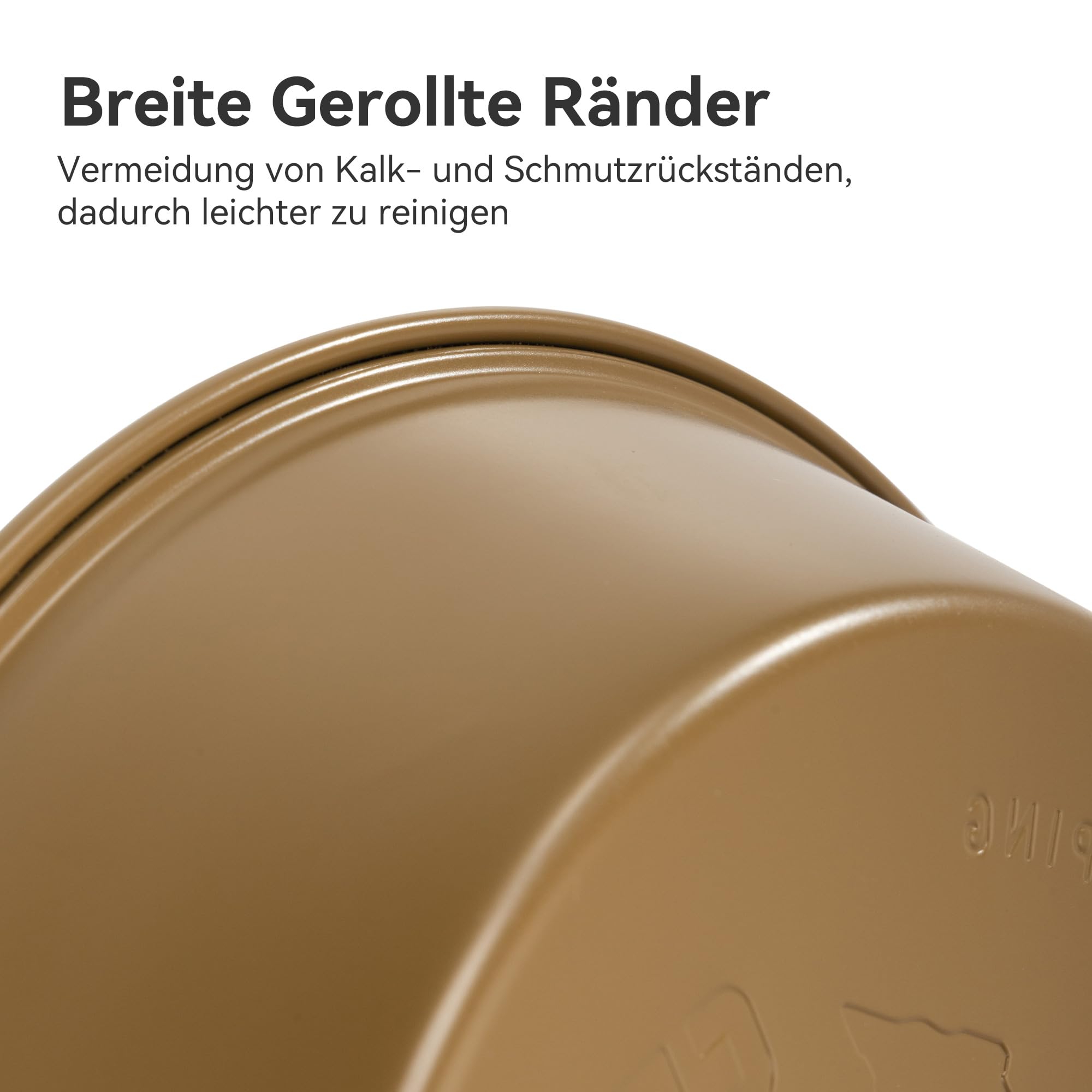 Thous Winds Edelstahl Tiefer Teller Rund, 2er-Set Camping Geschirr Speiseteller, Leichte Robuster Essteller Picknick Teller für Camping, Wandern, Küch - Schwarz