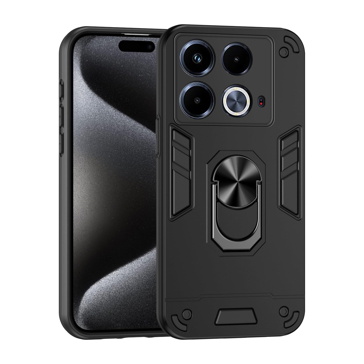 Coque Infinix Note 40 5G robuste et antichoc avec protection arrière résistante - 8