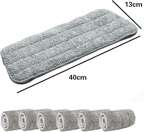 Miniatura 2 de DDXPT Mop to Replace The Cloth Home Use Mop Pad Practical Household Dust Cleaning Reusable Microfiber Pad for Spray Mop (Size  3pcs)