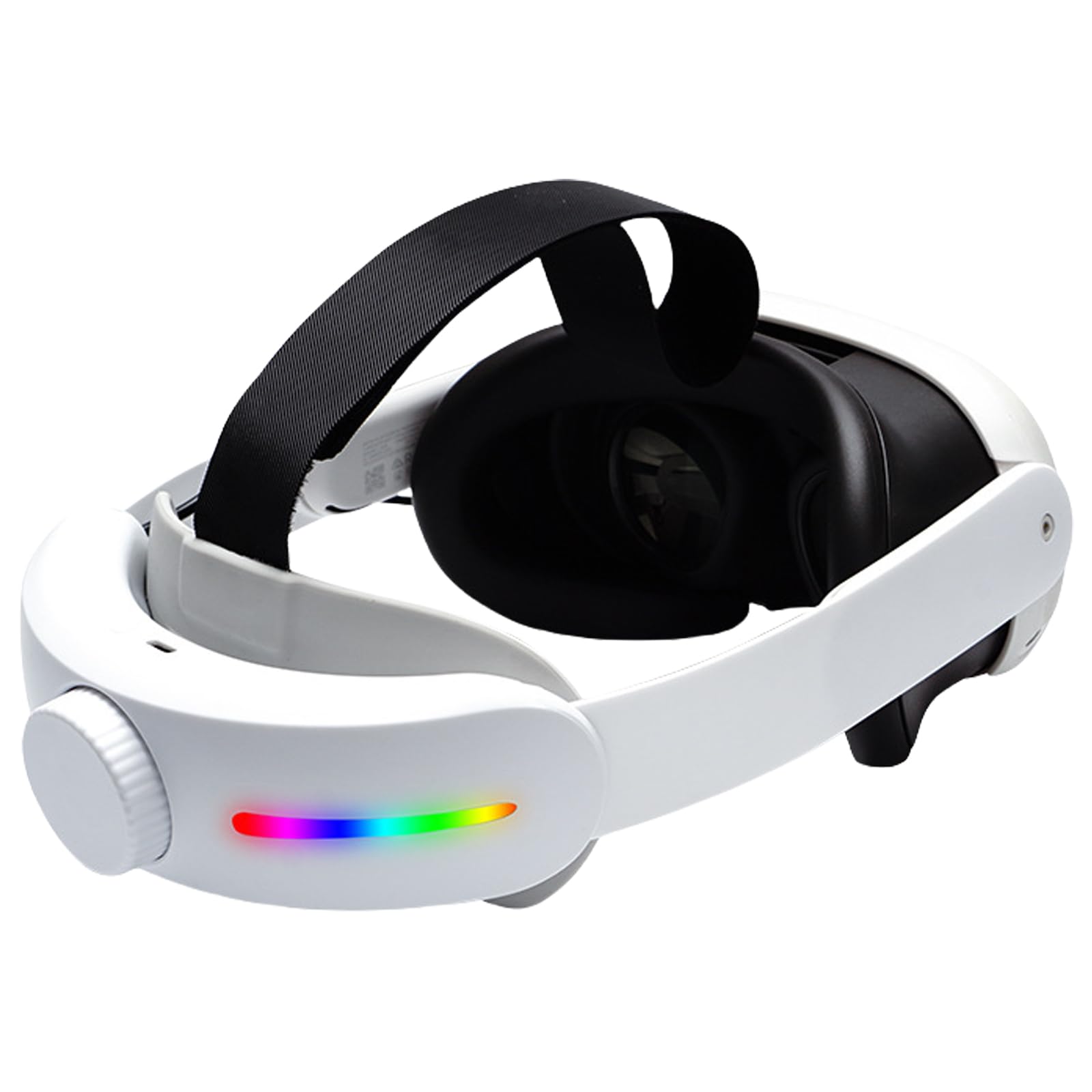 Correa para la cabeza de respaldo de batería para gafas de realidad virtual, cómoda, ajustable, 4000 mAh, accesorio de alimentación con luz LED