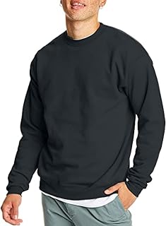 Hanes EcoSmart Fleece Crewneck Sweatshirt for Men - Soft, Eco-Friendly Pullover, Big & Tall Sizes