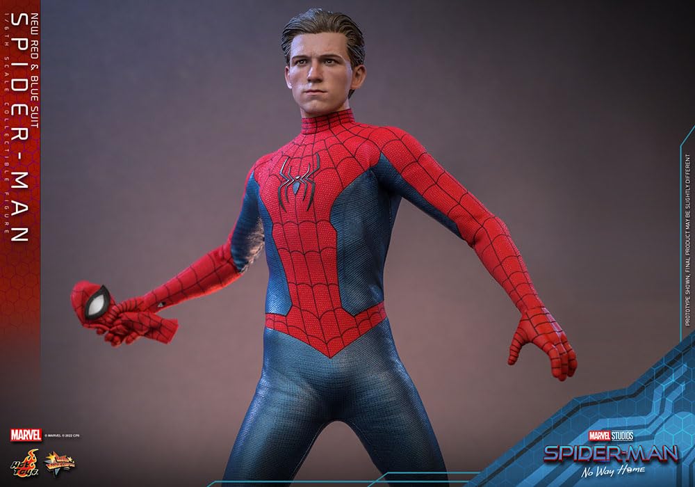 Amazon.co.jp: Hot Toysのスパイダーマン(新赤と青のスーツ)シックス