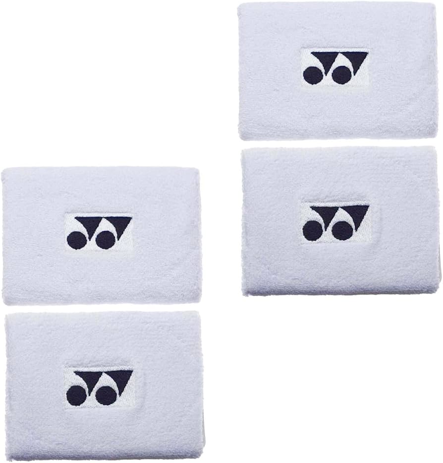 Yonex 11488 Wrist Band - White/Navy (Pack of 4) : Amazon.in