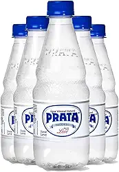 Kit 12 Água Mineral Prata Sem Gás Garrafa 370ml Pack