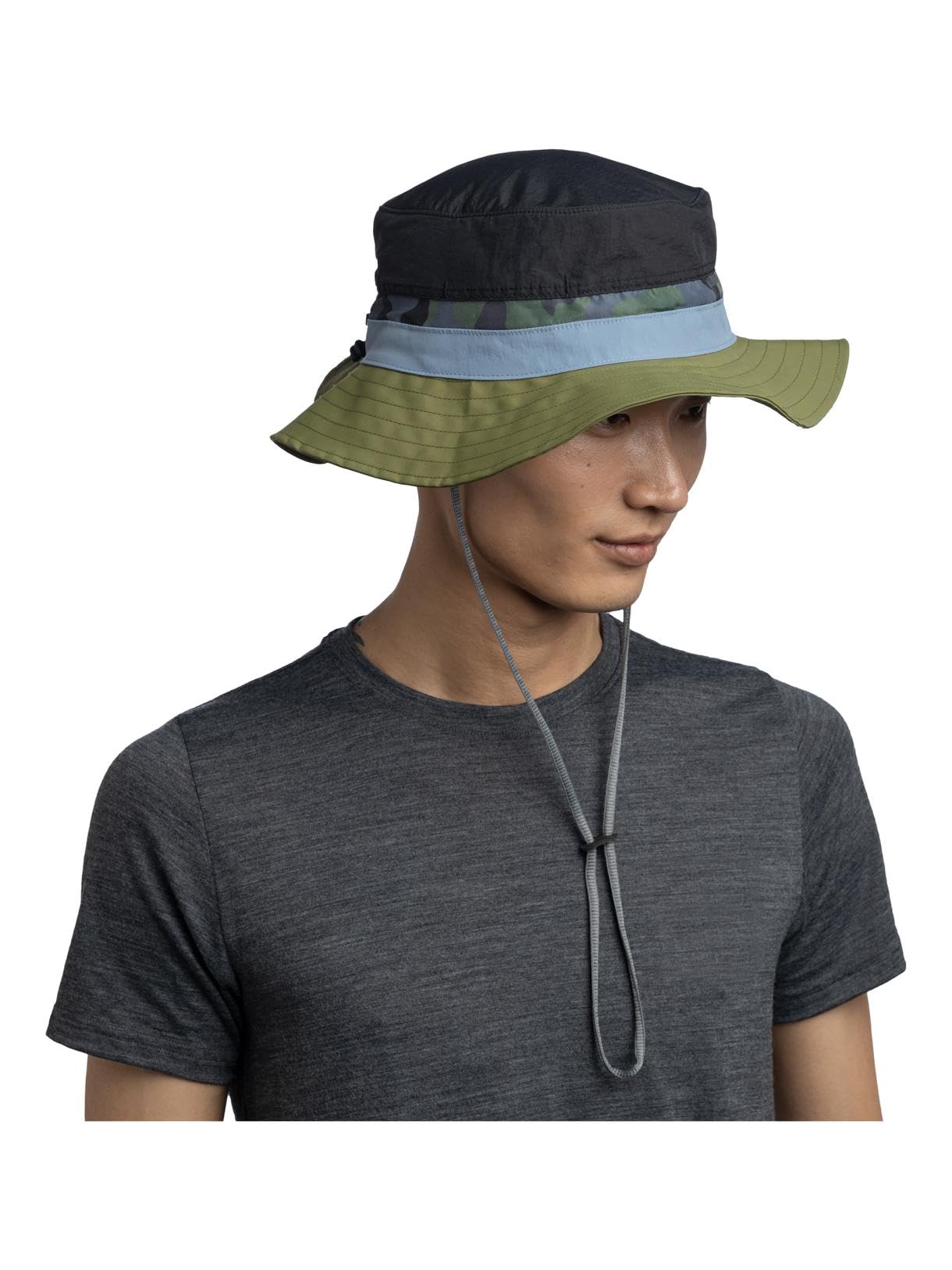 Buff Explore Booney Sun Hat Unisex Dorośli, Zielona, L