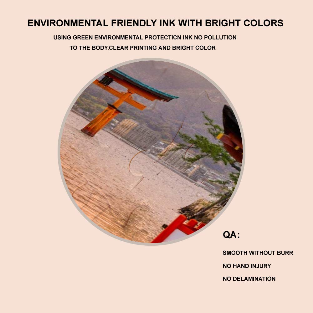 Amazon.co.jp: ジグソーパズル 500ピース パズル 木製 ﻿広島厳島神社