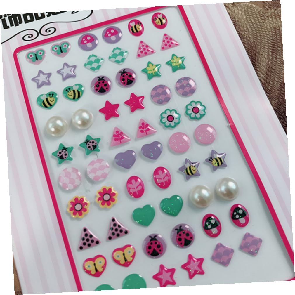 FRCOLOR 18 Fogli Adesivo Per Unghie a Stella Creazione Di Gioielli Decalcomania Scrapbooking Per Bambini Bomboniere Pasquali Ornamento Per Unghie Pianeta Borsa Da Festa Gemma Ragazzina
