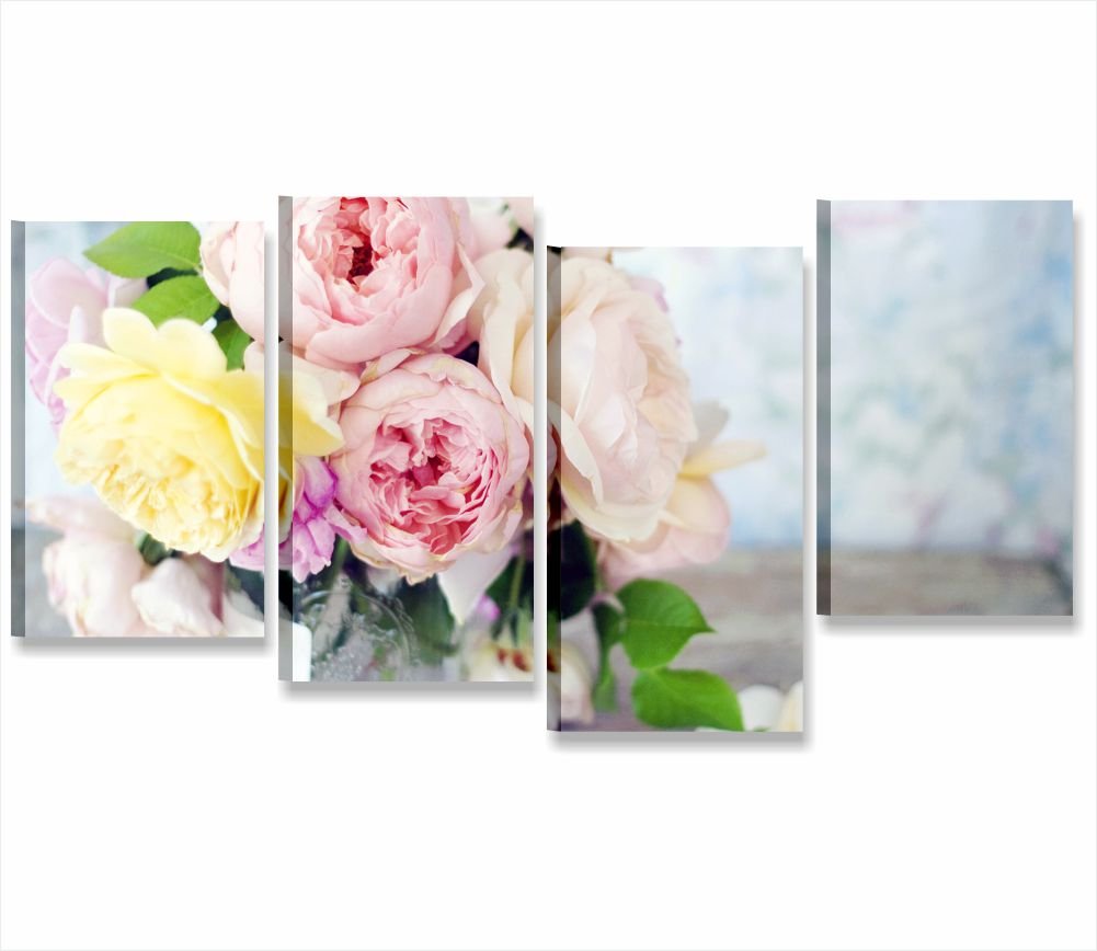 Tris Ortensie Bici Vintage - Quadri Moderni Shabby Chic Con Fiori Stampe Su Tela - Tre Quadretti