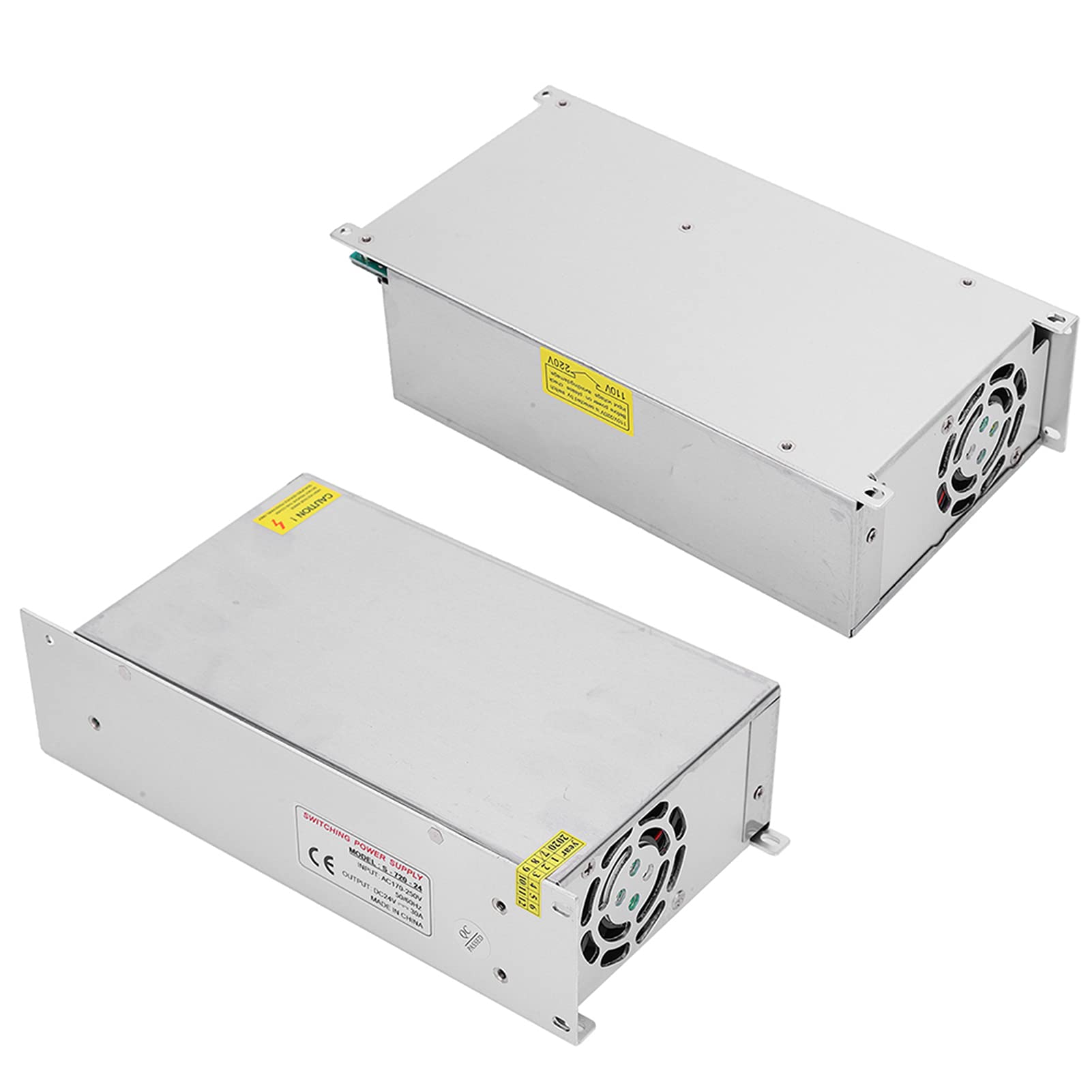 Jiawu Sterownik Zasilacza Przełączającego, Sterownik światła LED ze Stopu Aluminium 24 V od 48 W do 1500 W, Zasilacz DC24V do Automatyki Przemysłowej Wyświetlacz LED Radio CCTV Komputer