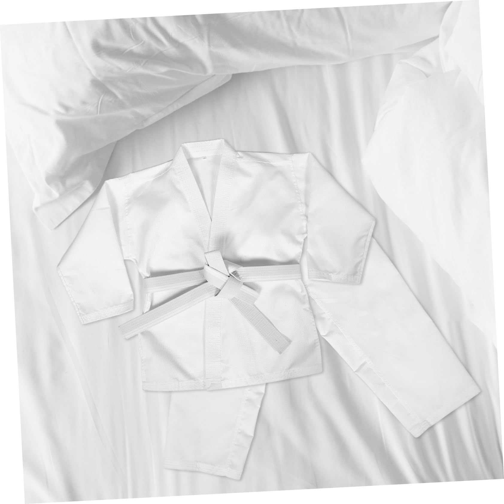 Didiseaon Uniforme de Karaté et Taekwondo pour Garçon Fille et Adultes Costume Arts Martiaux Robuste et Épais avec Ceinture Tenue Entraînement Polyvalente et Sécurisée pour Pratique