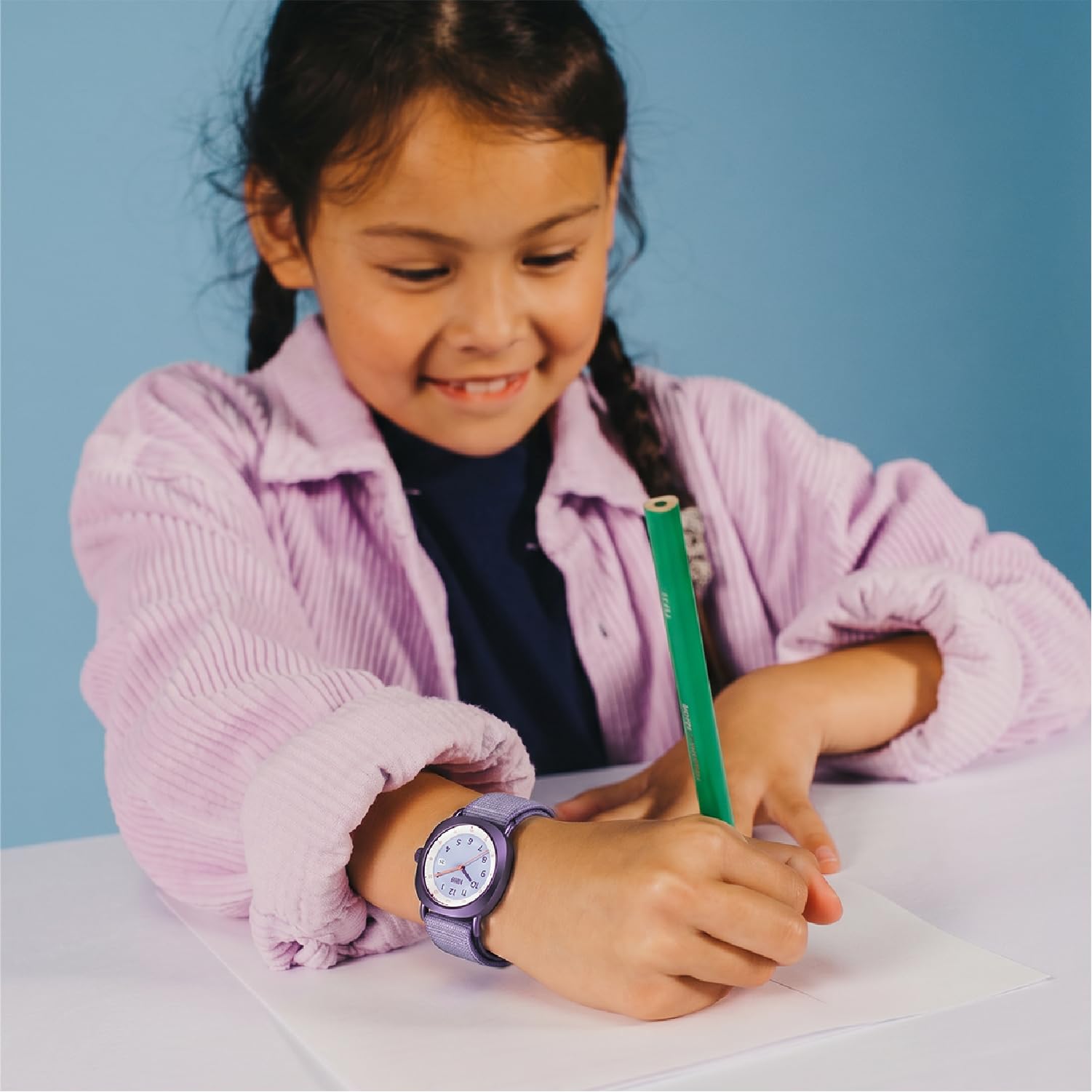 KWIO - Reloj infantil Takk I Reloj de pulsera analógico para niños y niñas de 32 mm I Movimiento de cuarzo y caja de acero inoxidable I Correa de fácil de cambiar I Resistente al agua hasta 5 ATM