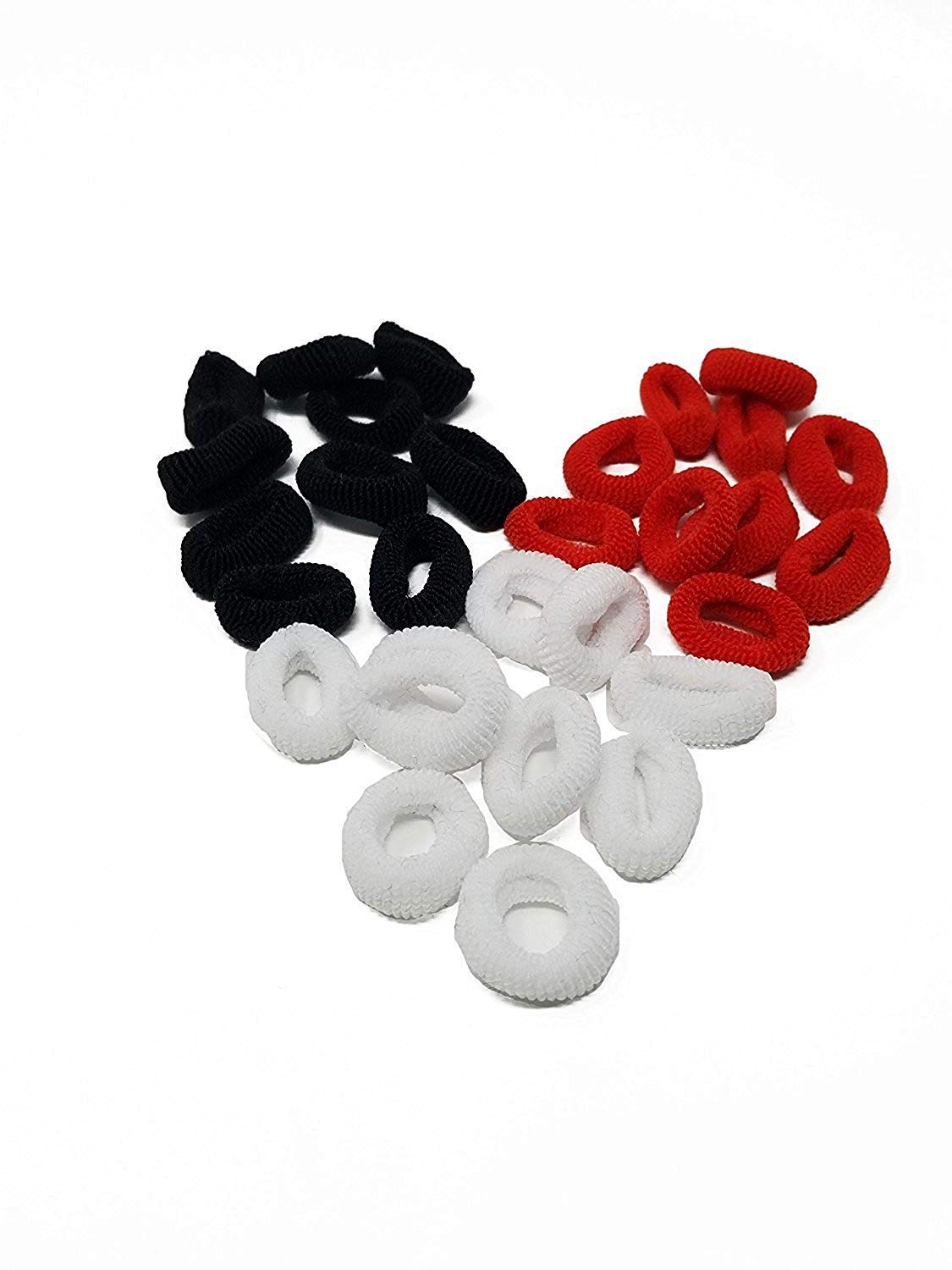 Navjai Hair Rubber Band,Small Hair Band for Kids Girls School Time, Dailyuse, Head Band, for Women/Girls (Red,White & Black Colour 150Pcs) (B09V55JCJG) Amazon Price History, Amazon Price Tracker