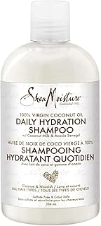 Sheamoisture Daily Hydration Shampoo for all hair types 100% Virgin Coconut Oil sulfate-free 384 ml
