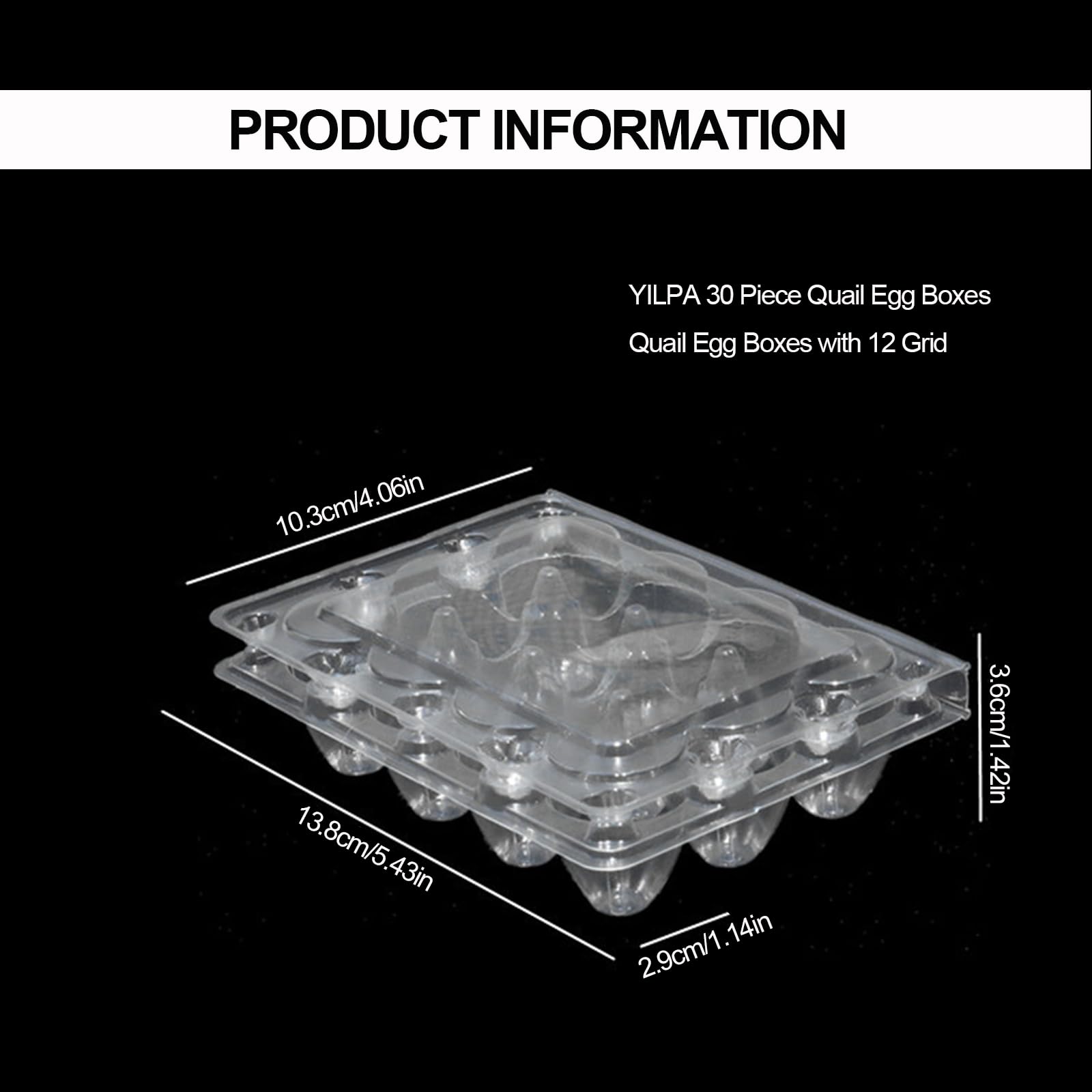 30 cajas de huevos de codorniz, huevos de codorniz, cajas de huevos de codorniz, cajas de huevos, cajas de huevos de codorniz de plástico, caja de huevos transparente para huevos de codorniz