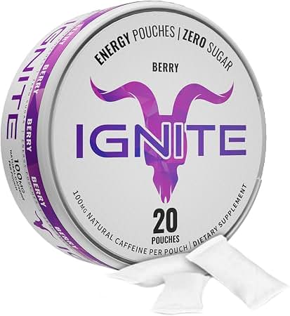 Amazon.com: Ignite Energy Pouches - Fast-Acting Caffeine Boost