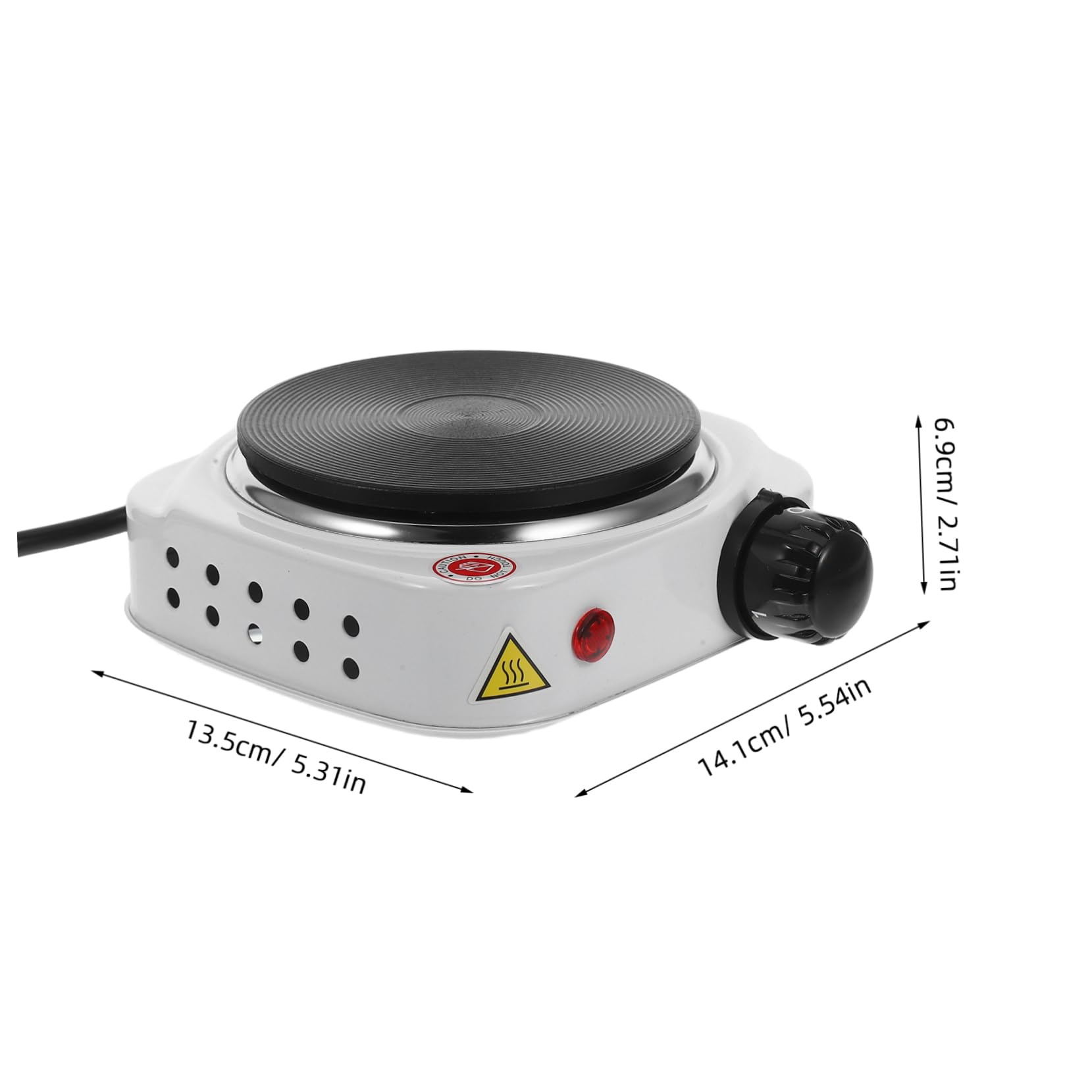 Mobestech Hot Plate Multi Function Mini Stove with Adjustable Heat Levels for Cooking Brewing Tea and Efficient Design for Home Office