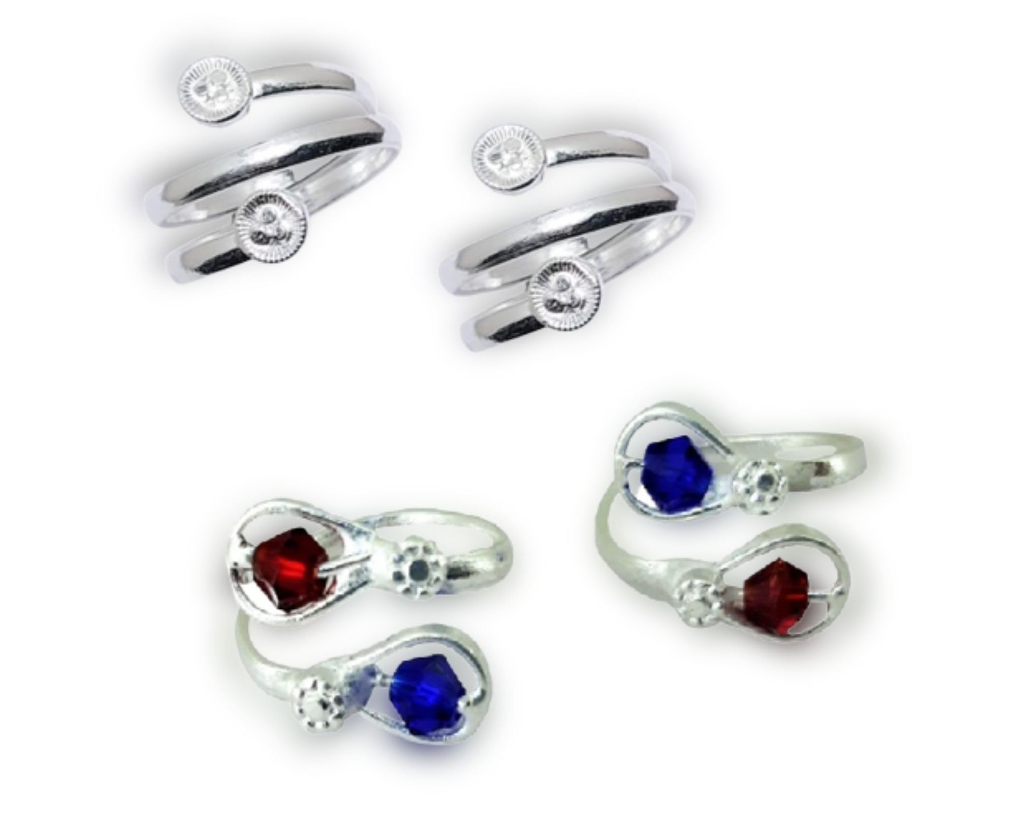 kamada creations Kamada's Designer colorful Toe ring-picture-18