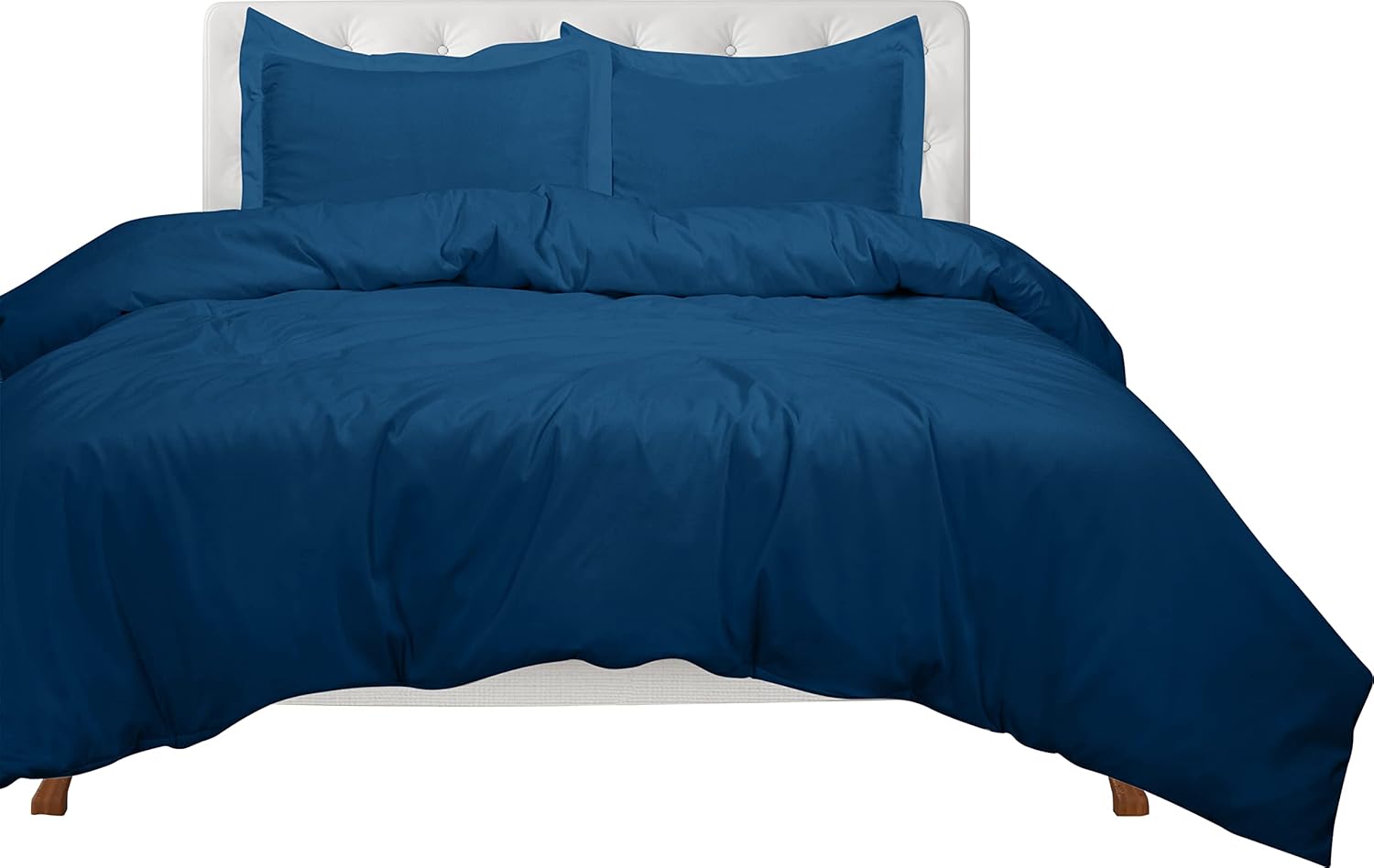 ROYALE LINENS Navy Duvet Cover Full Size Soft Full Duvet