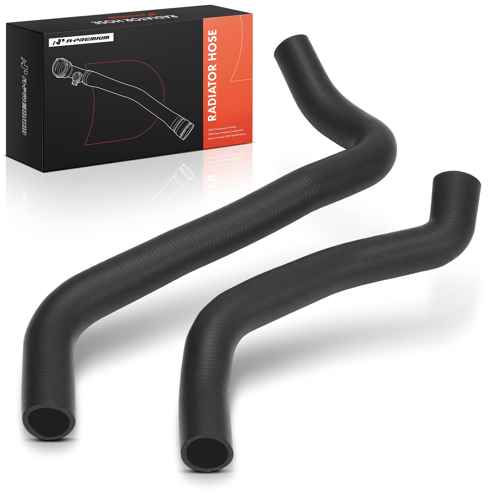 A-Premium 2 PCS Upper and Lower Radiator Coolant Hose Compatible with Suzuki Forenza 2004-2008, Reno 2005-2008 & Chevrolet Optra 2004-2007