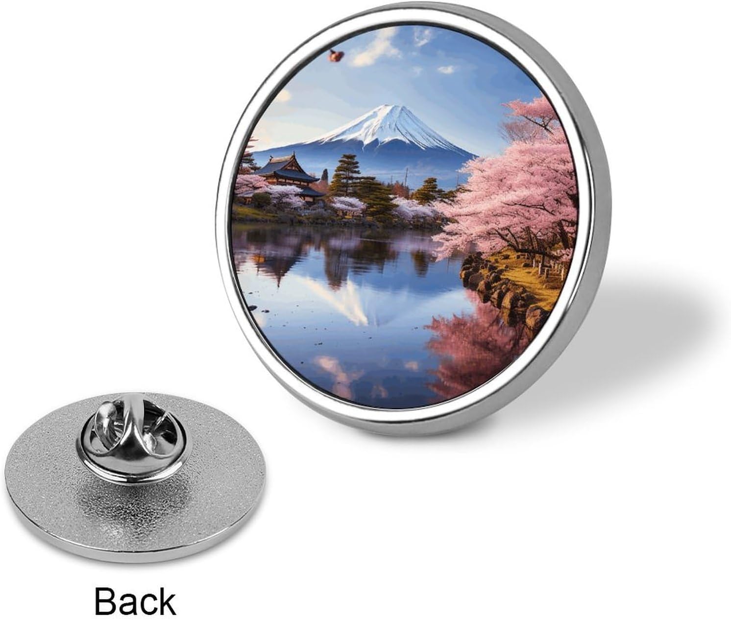 Lapel Pin Round Metal Lapel Badge Pin Funny Button Pin Brooch Pin image 3