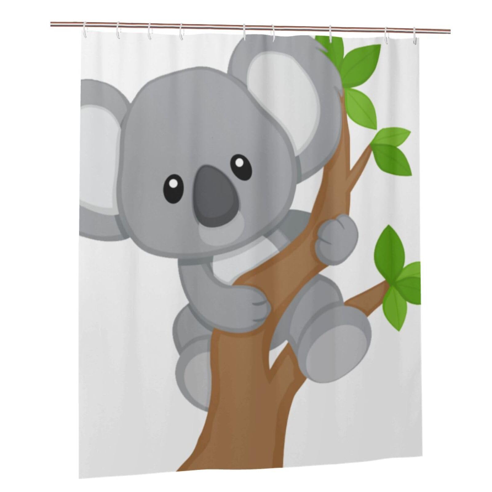 Rideau de douche koala pour la maison : le tissu résistant à l'eau qui modernise votre baignoire
